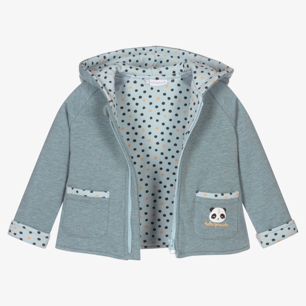 Tutto Piccolo-Padded Aqua Green Baby Jacket | Childrensalon Outlet