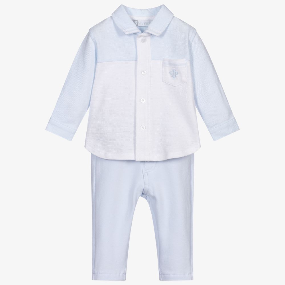 Tutto Piccolo - Голубой комплект c брюками | Childrensalon