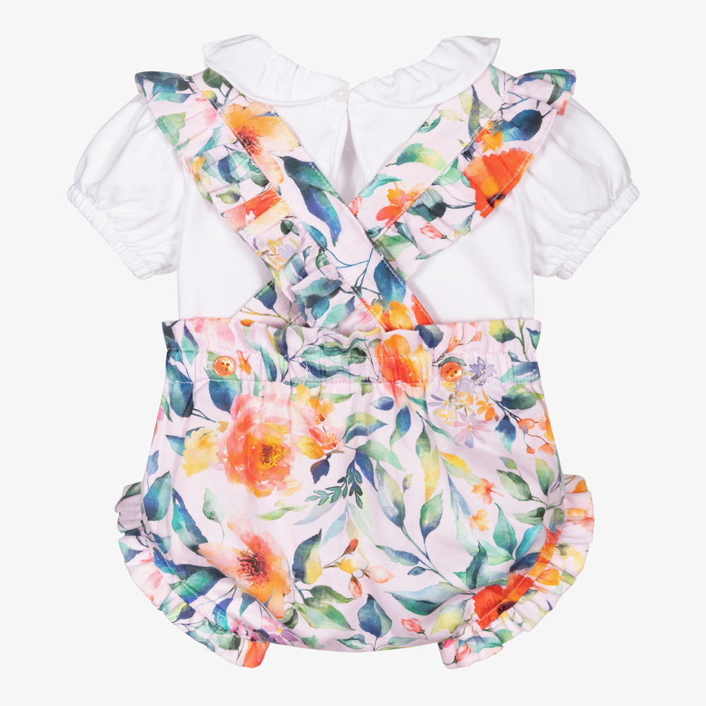 Tutto Piccolo-Топ и розовые шорты из хлопка для малышей | Childrensalon Outlet