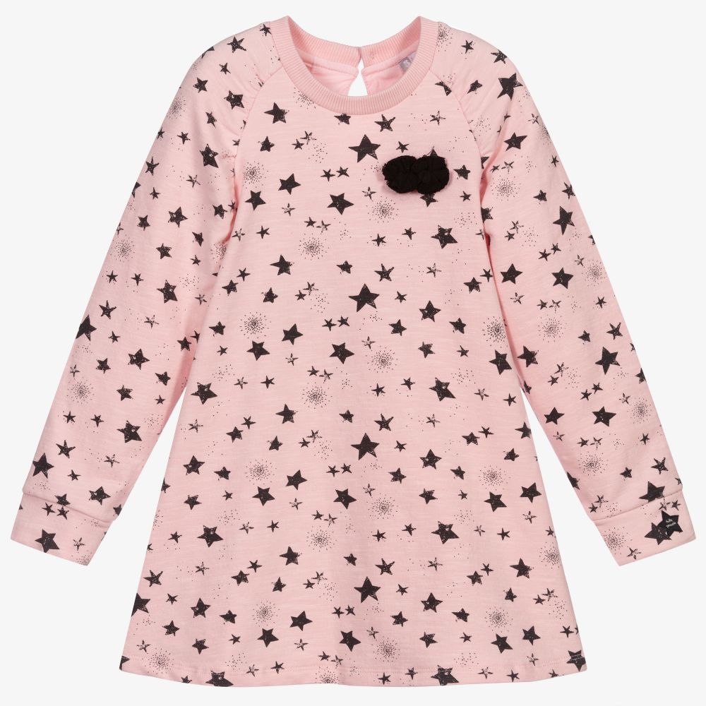 Tutto Piccolo - Ensemble robe étoilé rose | Childrensalon