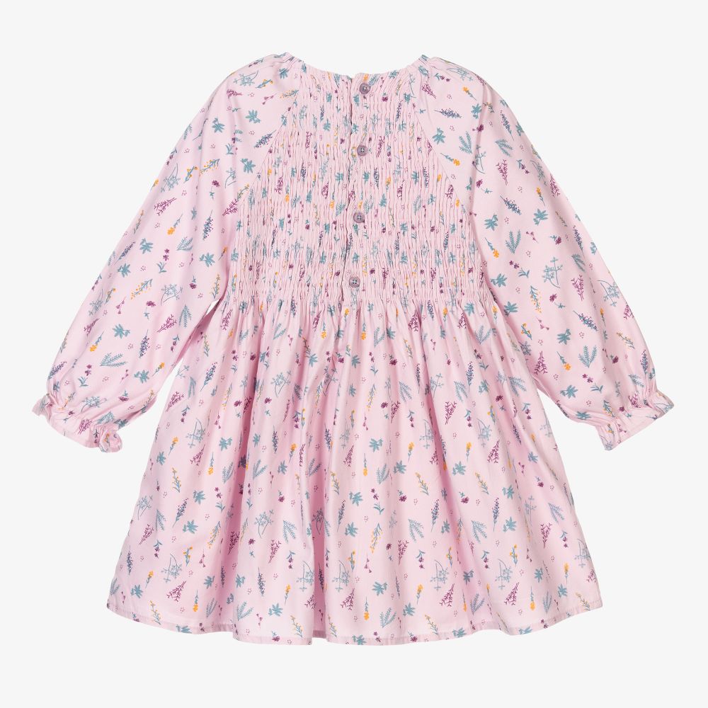 Tutto Piccolo-Pink & Teal Green Dress Set | Childrensalon Outlet