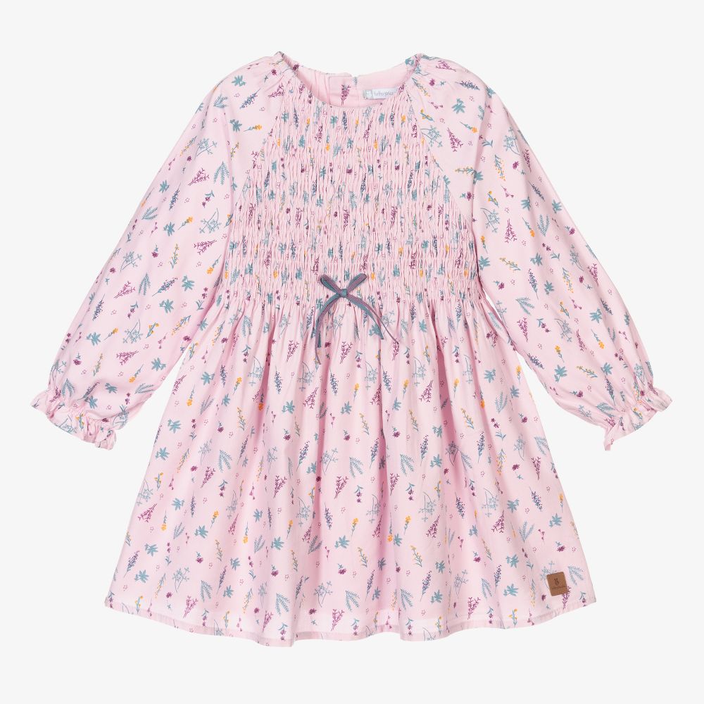 Tutto Piccolo - Ensemble robe rose et vert | Childrensalon