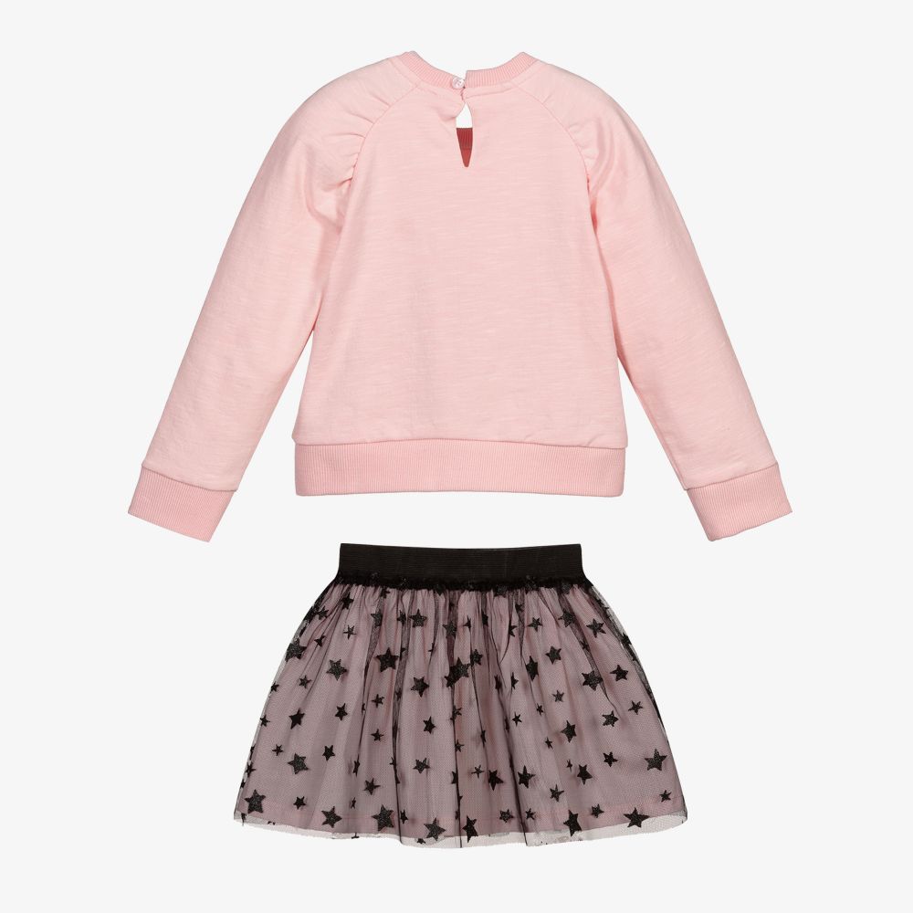 Tutto Piccolo-Pink Unicorn Skirt Set | Childrensalon Outlet
