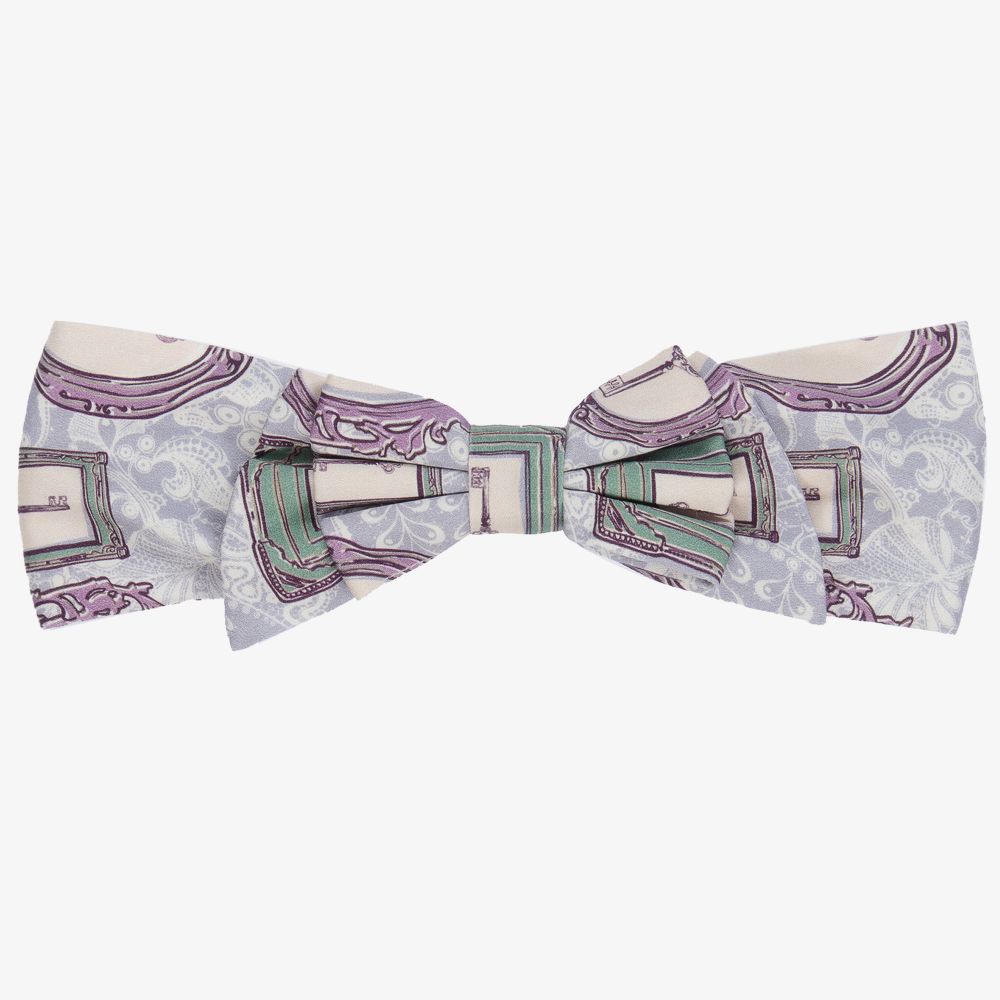 Tutto Piccolo - Фиолетовая повязка на голову с бантом | Childrensalon