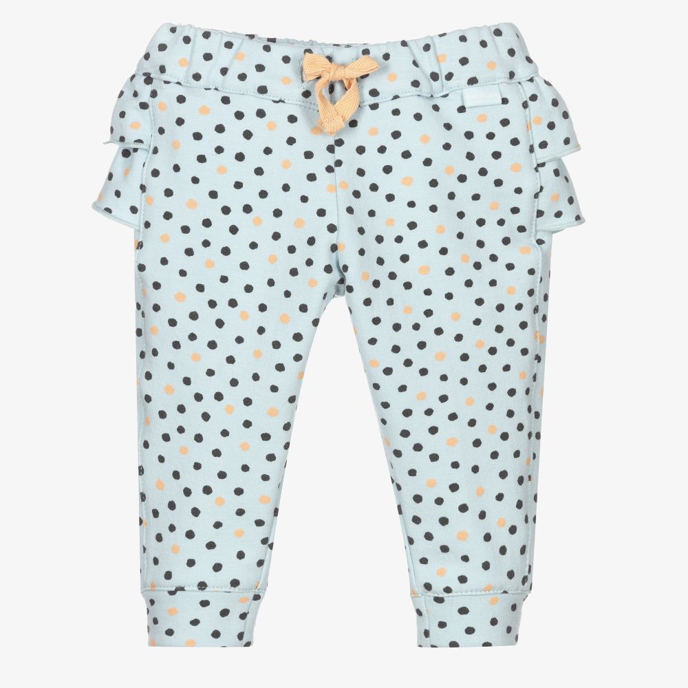 Tutto Piccolo - Sea Green Cotton Baby Trousers | Childrensalon