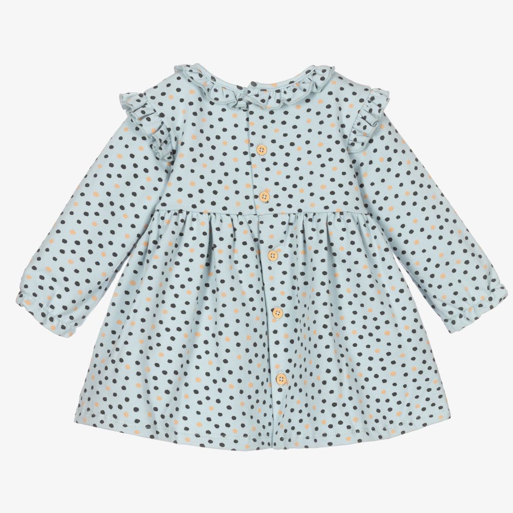 Tutto Piccolo-Sea Green Cotton Dress Set | Childrensalon Outlet