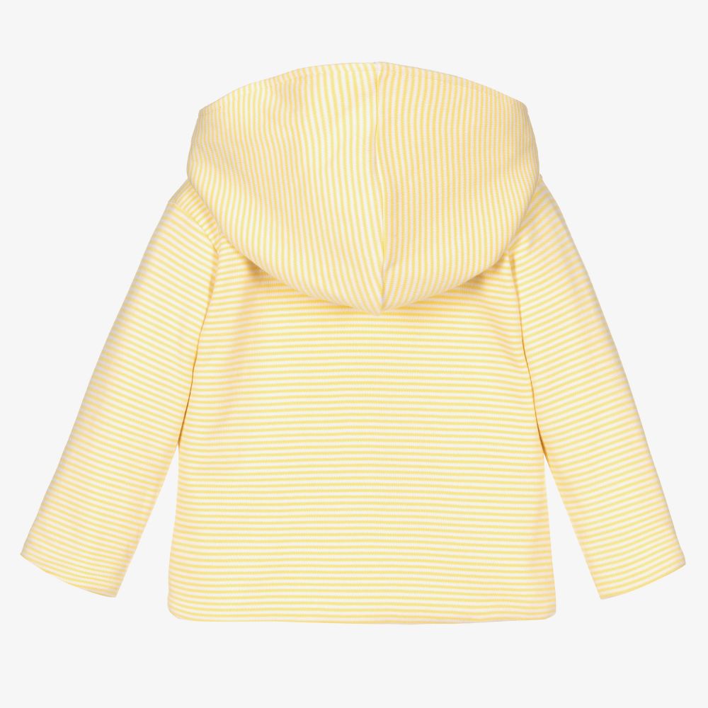 Tutto Piccolo-Yellow Cotton Pram Coat  | Childrensalon Outlet