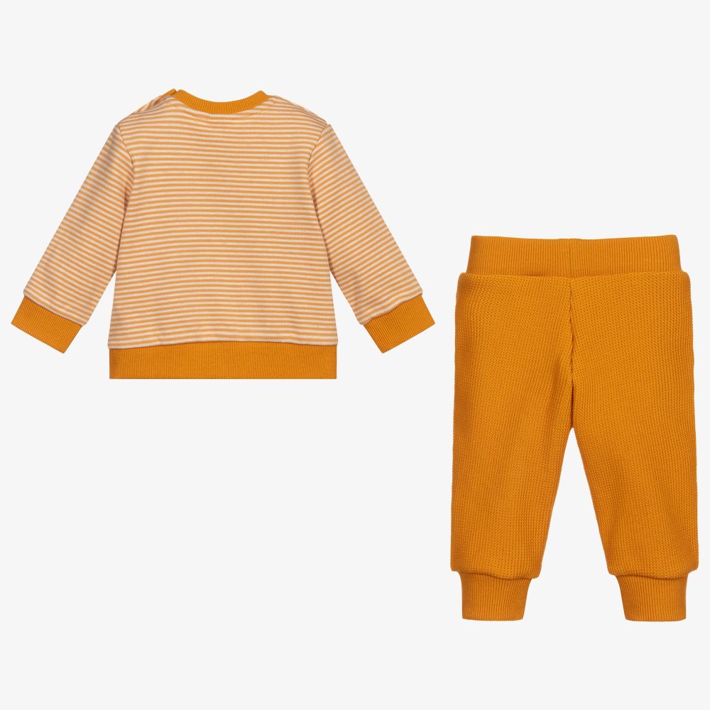 Tutto Piccolo - Yellow Stripe Trouser Set | Childrensalon Outlet