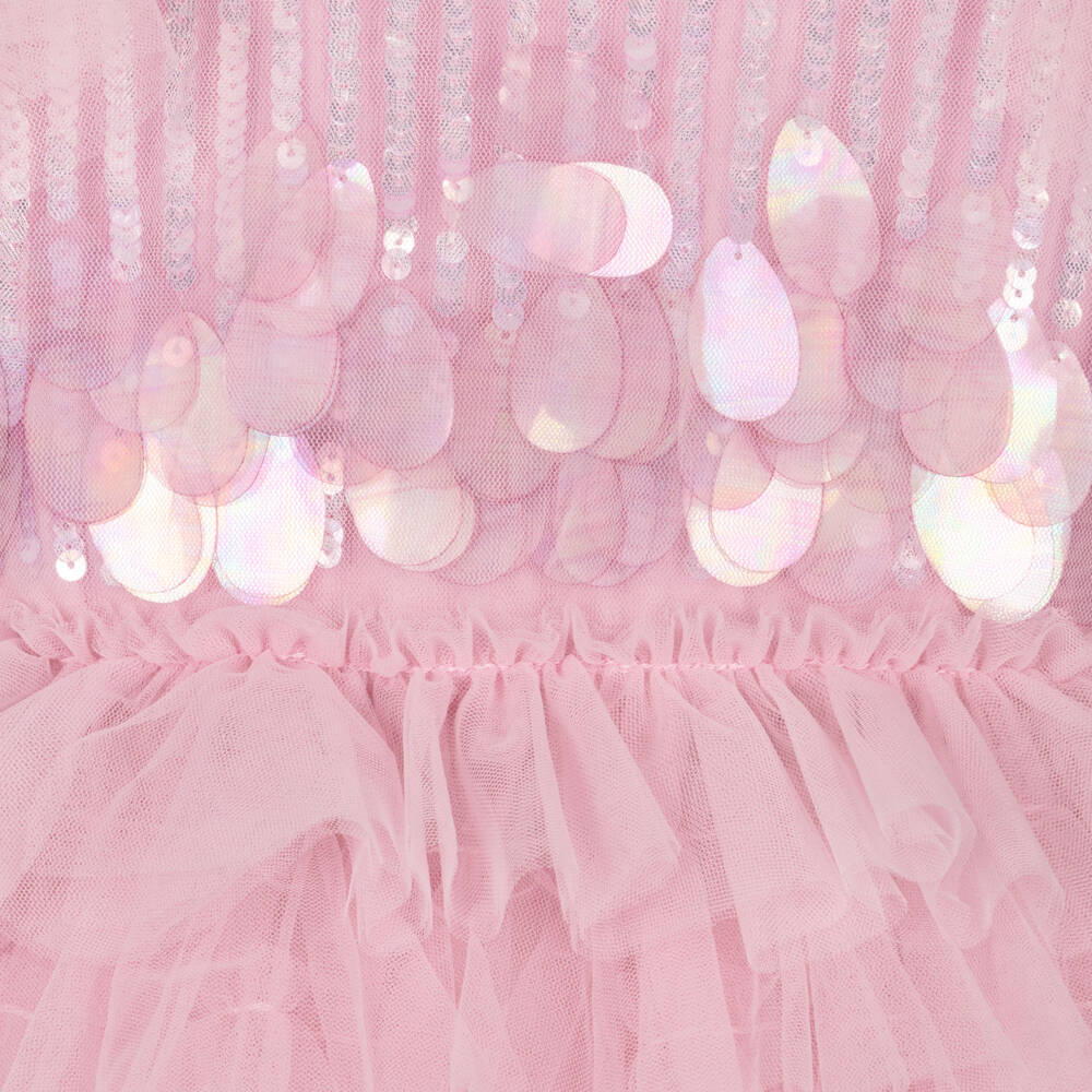 Tutu du Monde-Baby Girls Candy Pink Tulle Sequin Dress | Childrensalon Outlet