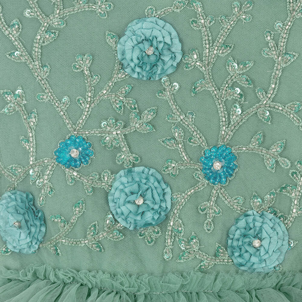 Tutu du Monde-Baby Girls Green Tulle Tutu Dress | Childrensalon Outlet