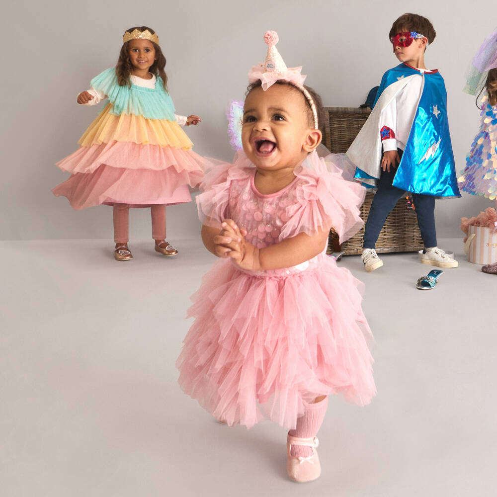 Tutu du Monde-فستان تول وردي مزين بالترتر للبنات | Childrensalon Outlet