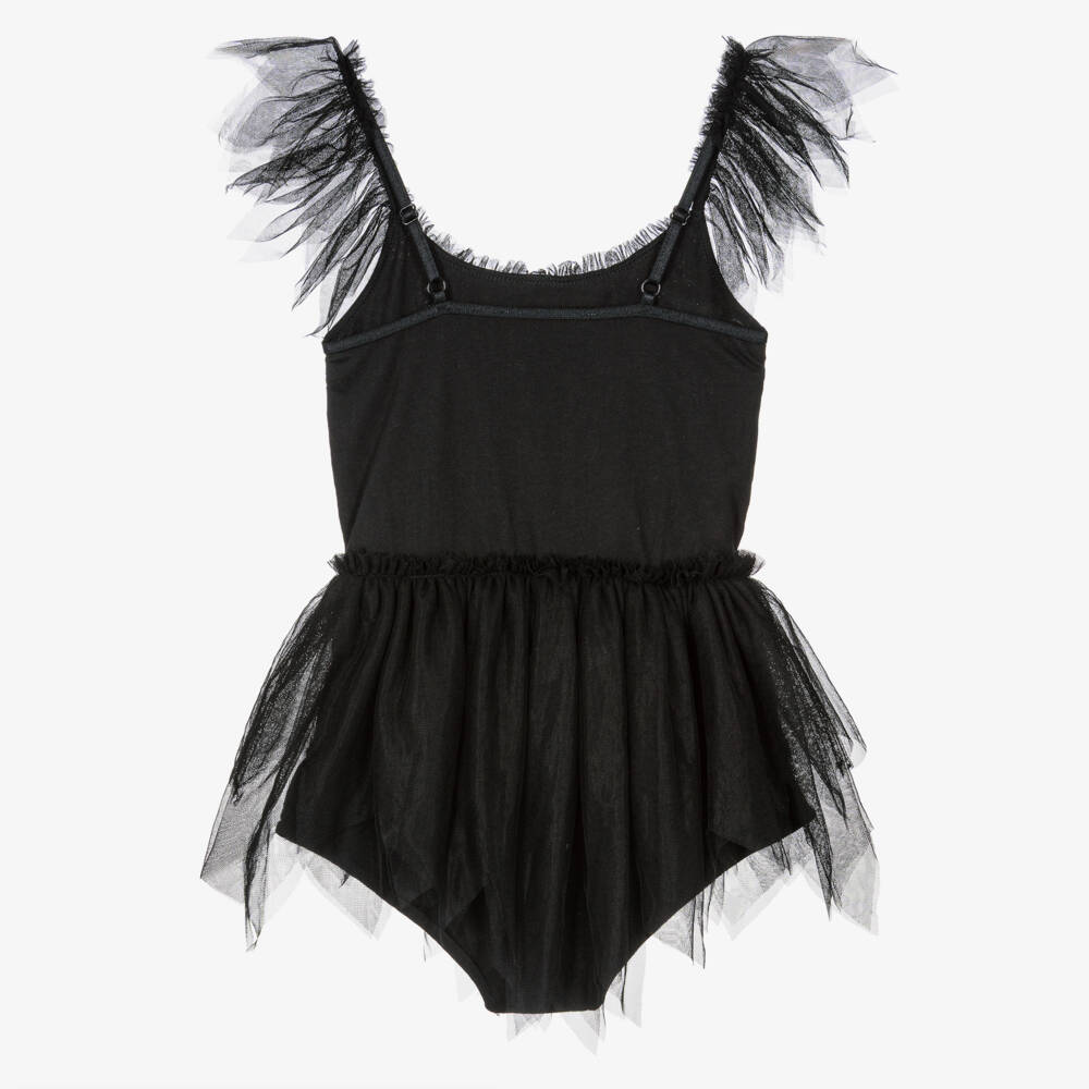 Tutu du Monde-Black & White Skeleton Heart Tulle Costume | Childrensalon Outlet