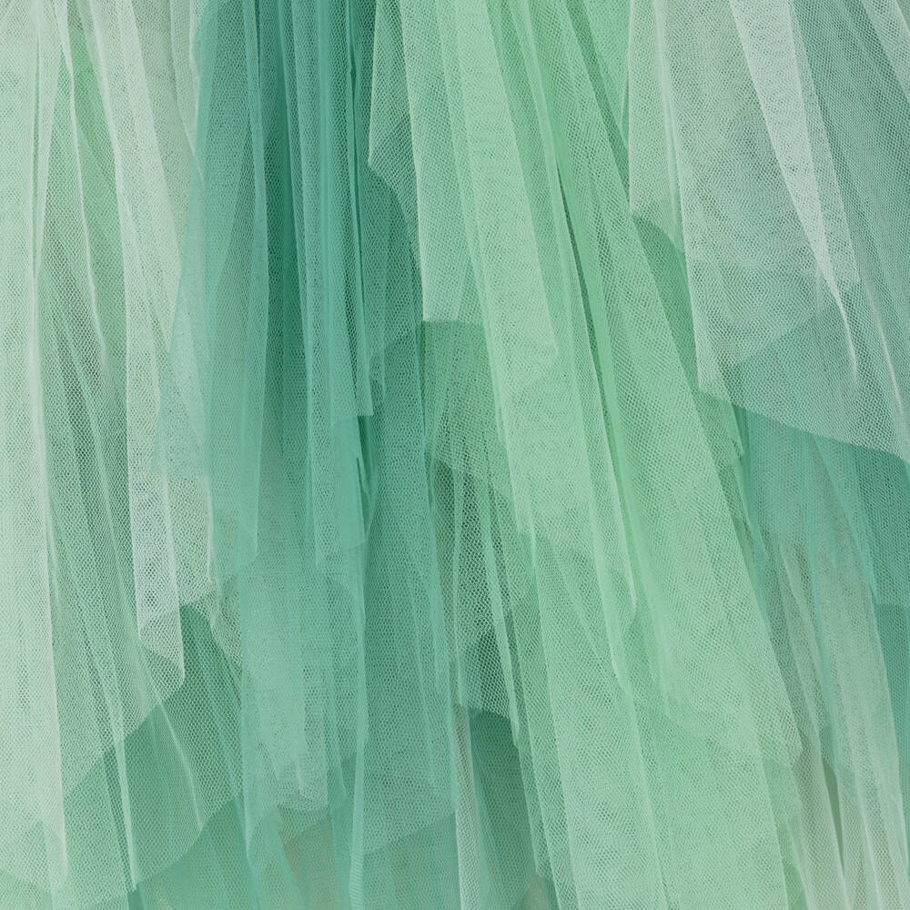 Tutu du Monde-Girls Aqua Green Flower Fairy Tutu Dress | Childrensalon Outlet
