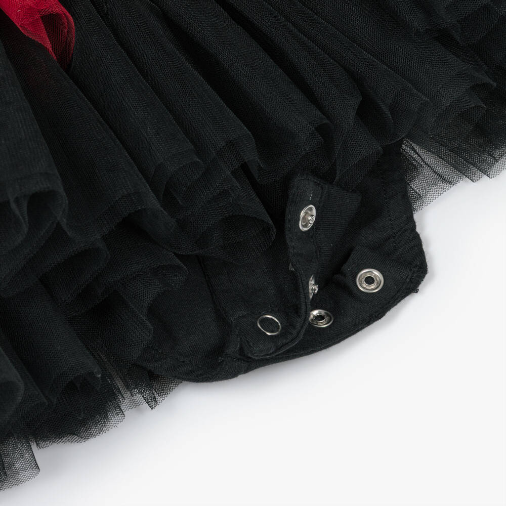 Tutu du Monde-Girls Black & Red Tulle Zombies Cheerleader Dress | Childrensalon Outlet