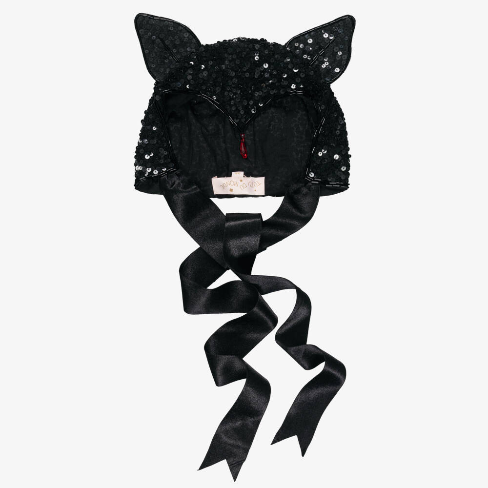 Tutu du Monde-Girls Black Sequinned Halloween Cap | Childrensalon Outlet