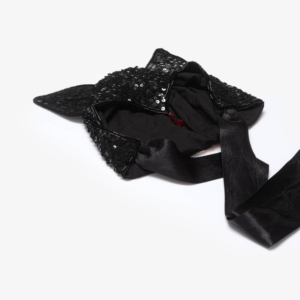 Tutu du Monde-Girls Black Sequinned Halloween Cap | Childrensalon Outlet