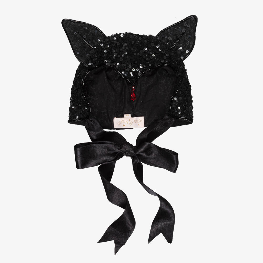 Tutu du Monde-Girls Black Sequinned Halloween Cap | Childrensalon Outlet