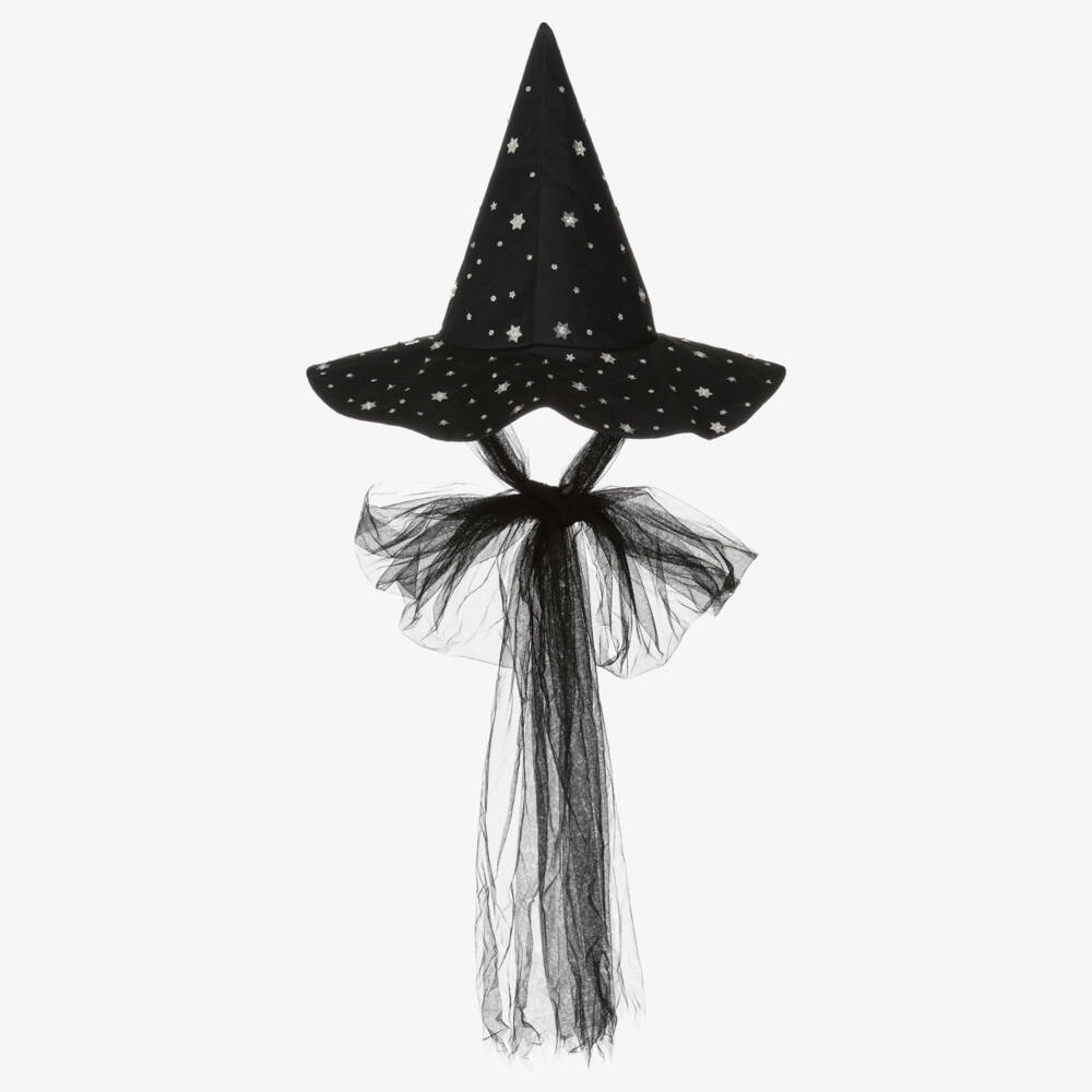 Tutu du Monde-Girls Black Sequinned Witch Hat | Childrensalon Outlet