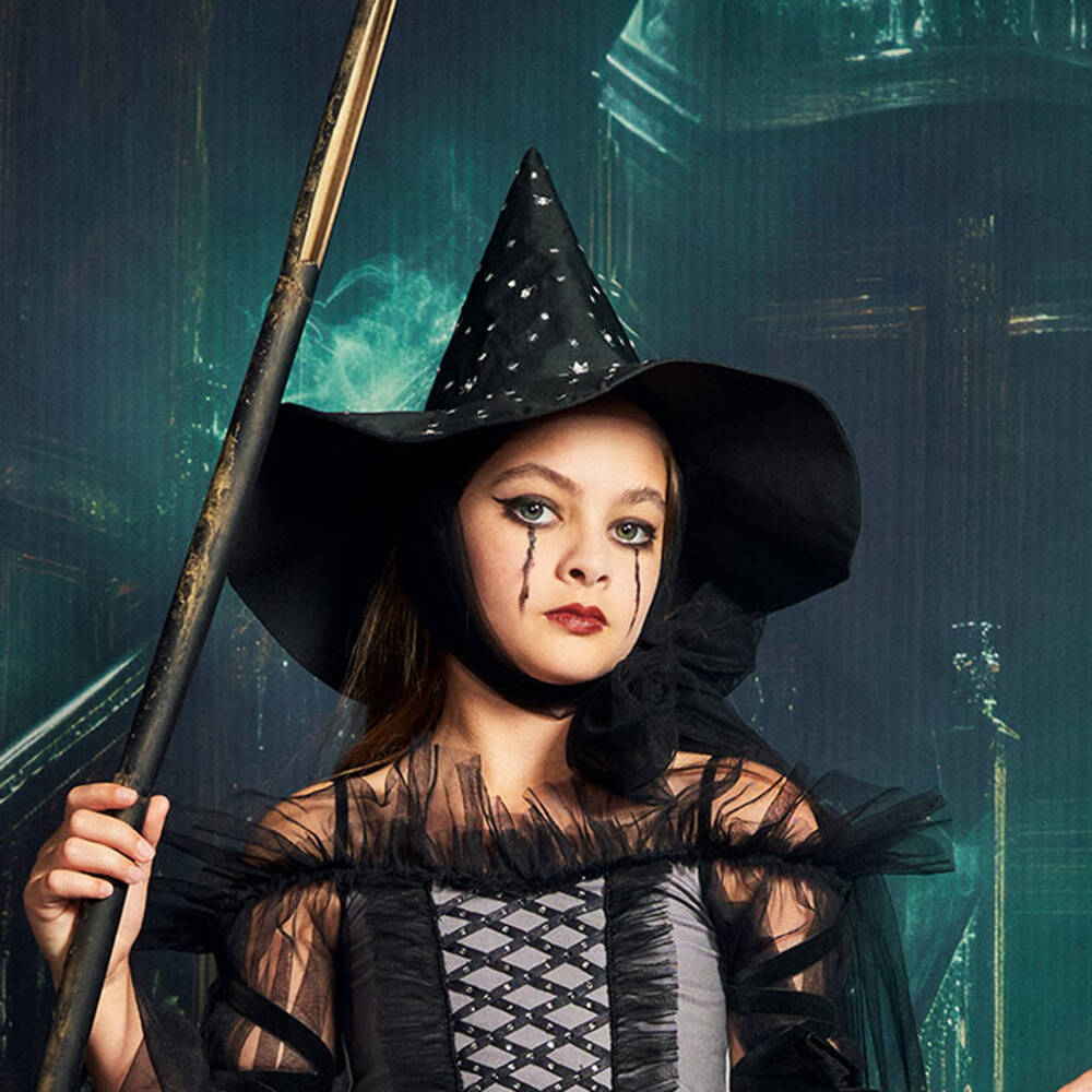 Tutu du Monde-Girls Black Sequinned Witch Hat | Childrensalon Outlet