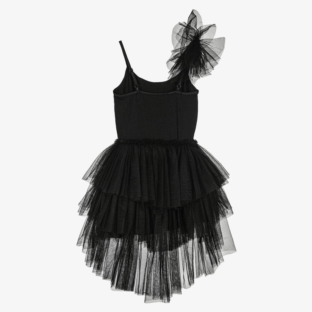 Tutu du Monde-Черное платье с юбкой-пачкой и паутиной | Childrensalon Outlet