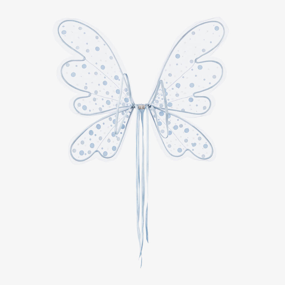 Tutu du Monde-Girls Blue Sequin & Tulle Fairy Wings | Childrensalon Outlet