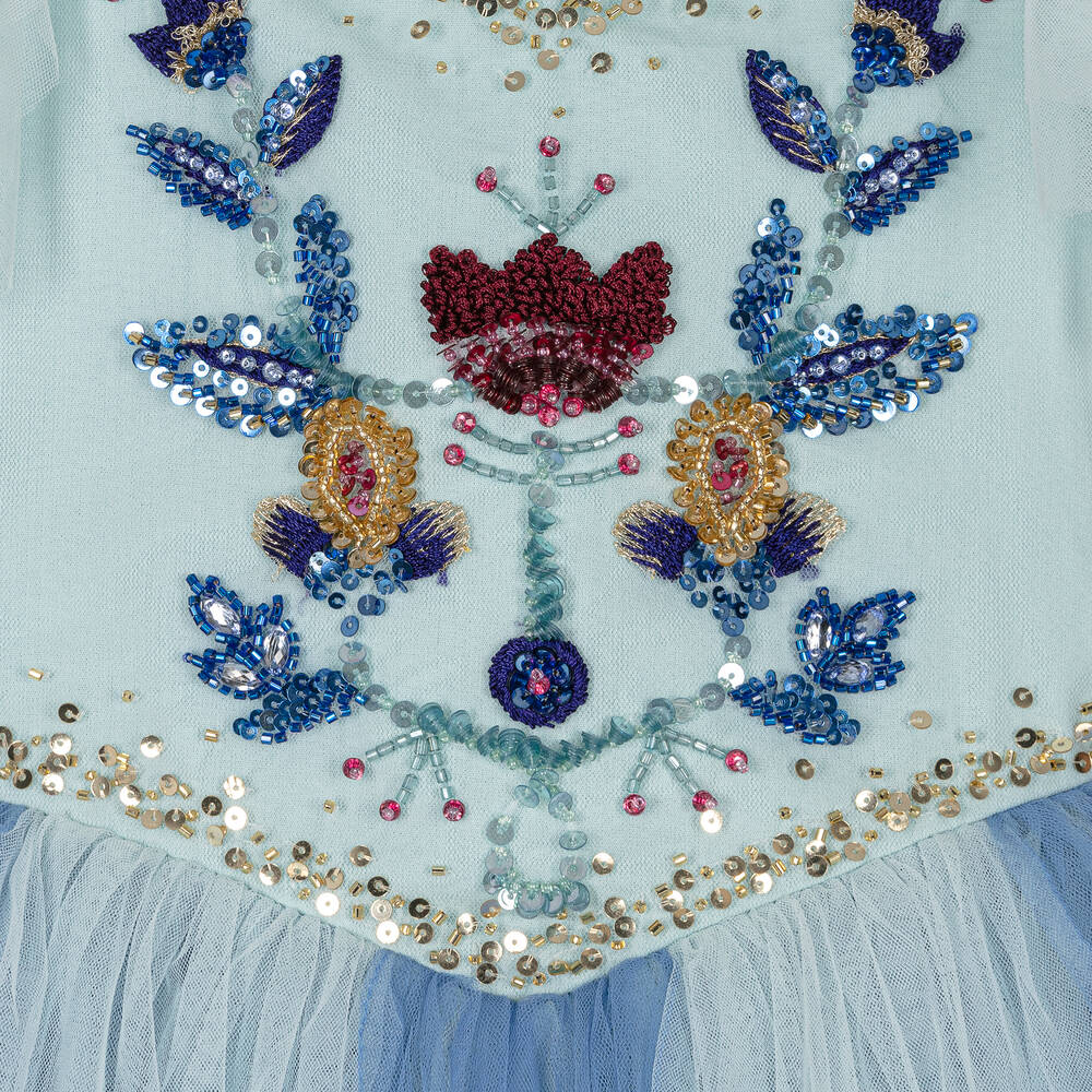 Tutu du Monde-Голубое платье Disney из тюля | Childrensalon Outlet