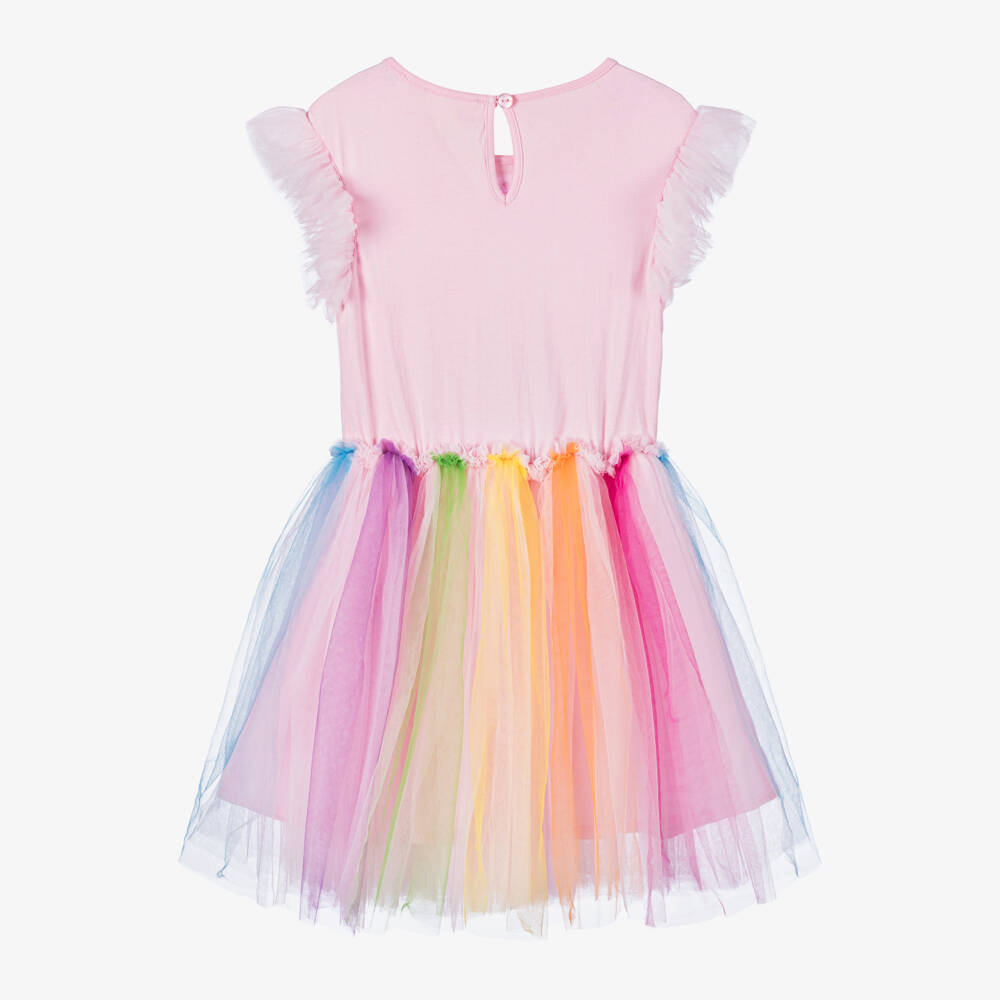 Tutu du Monde-Girls Blush & Multicolor Tulle Gown | Childrensalon Outlet