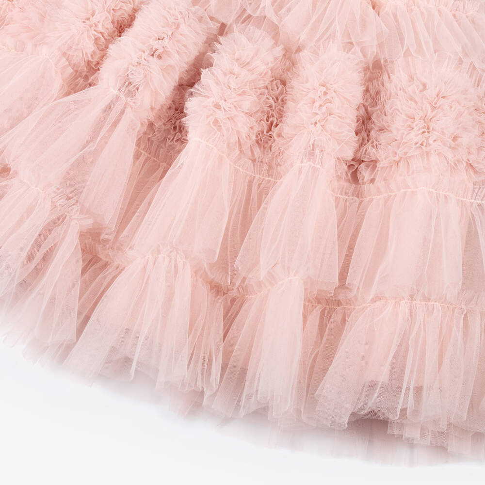 Tutu du Monde-Girls Blush Tiered Tulle Gown | Childrensalon Outlet