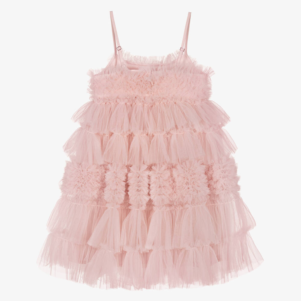 Tutu du Monde-Girls Blush Tiered Tulle Gown | Childrensalon Outlet