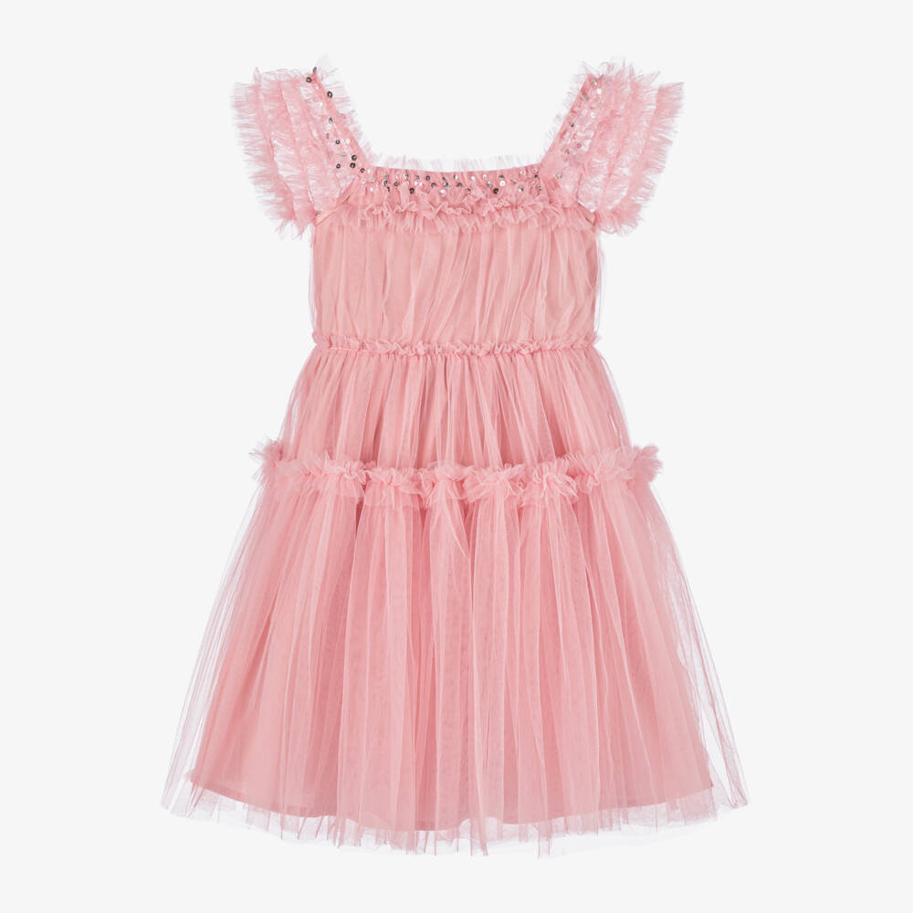 Tutu du Monde-Girls Blush Tulle Elegance Dress | Childrensalon Outlet