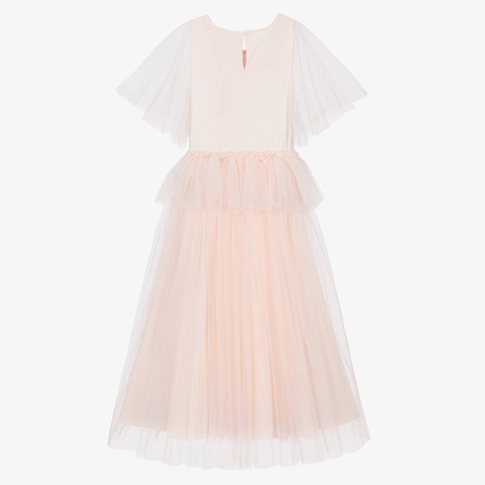 Tutu du Monde-Girls Blush Tulle Gemmed Gown | Childrensalon Outlet