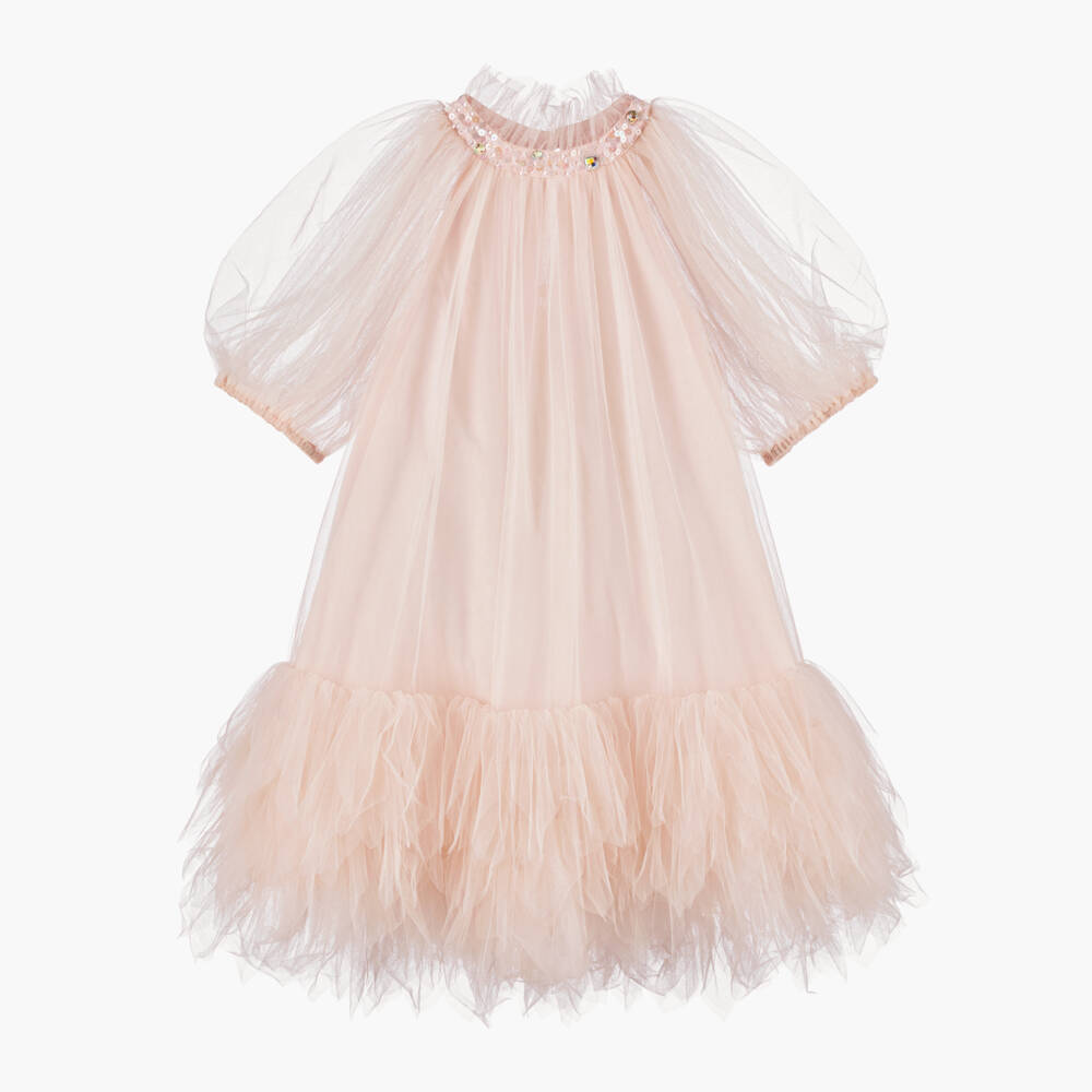 Tutu du Monde-Girls Blush Tulle Gown Delight | Childrensalon Outlet