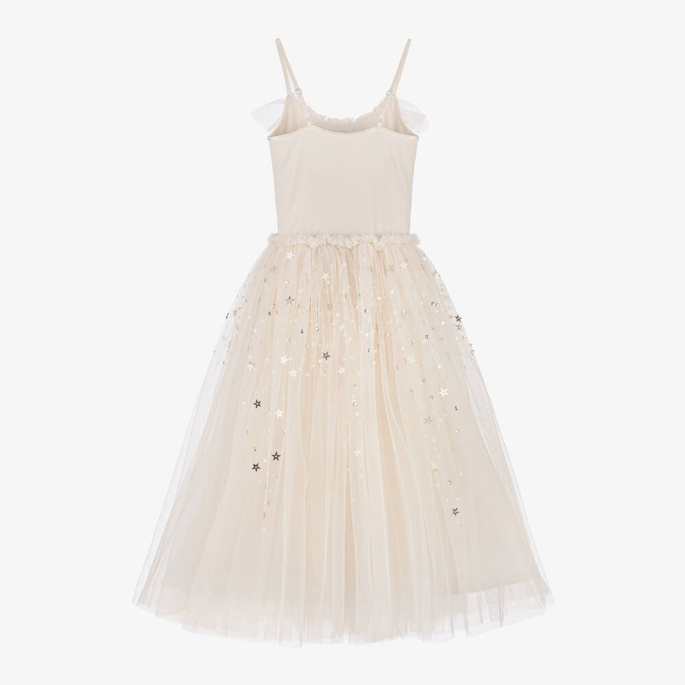 Tutu du Monde-Girls Cream Tulle Gown | Childrensalon Outlet