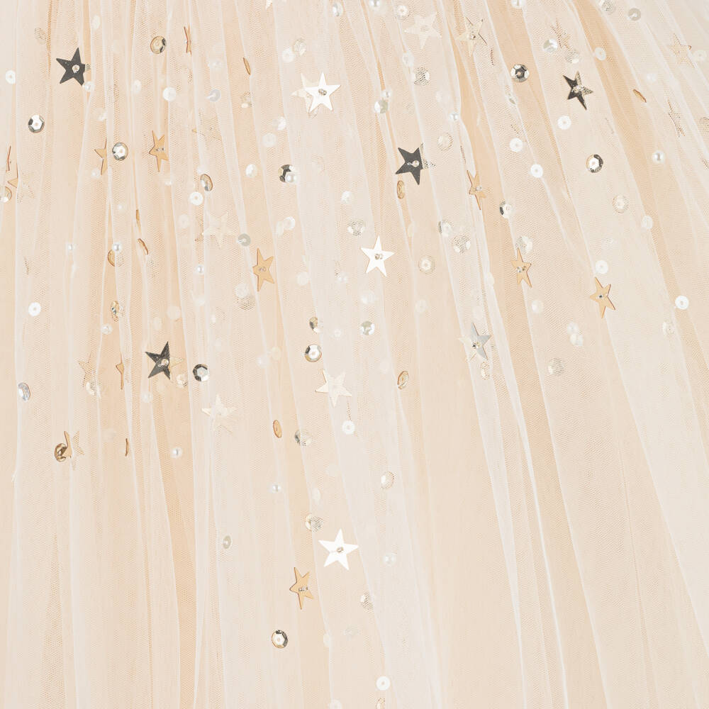 Tutu du Monde-Girls Cream Tulle Gown | Childrensalon Outlet