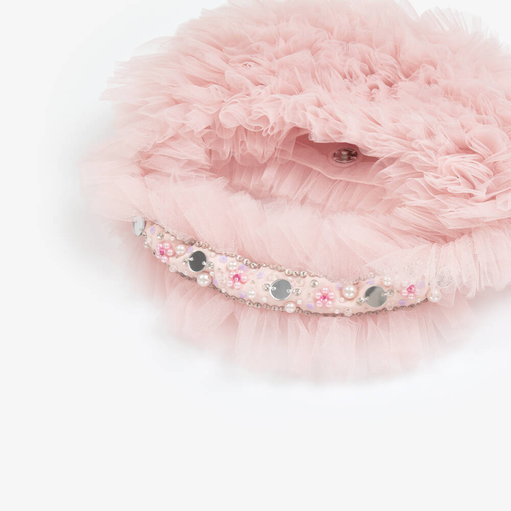Tutu du Monde-Girls' Delicate Tulle Pink Handbag | Childrensalon Outlet