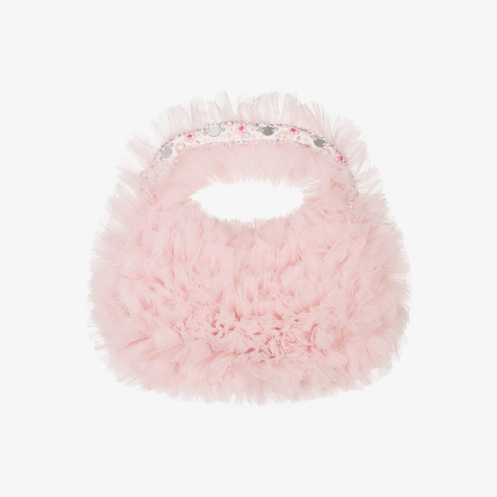 Tutu du Monde-Girls' Delicate Tulle Pink Handbag | Childrensalon Outlet