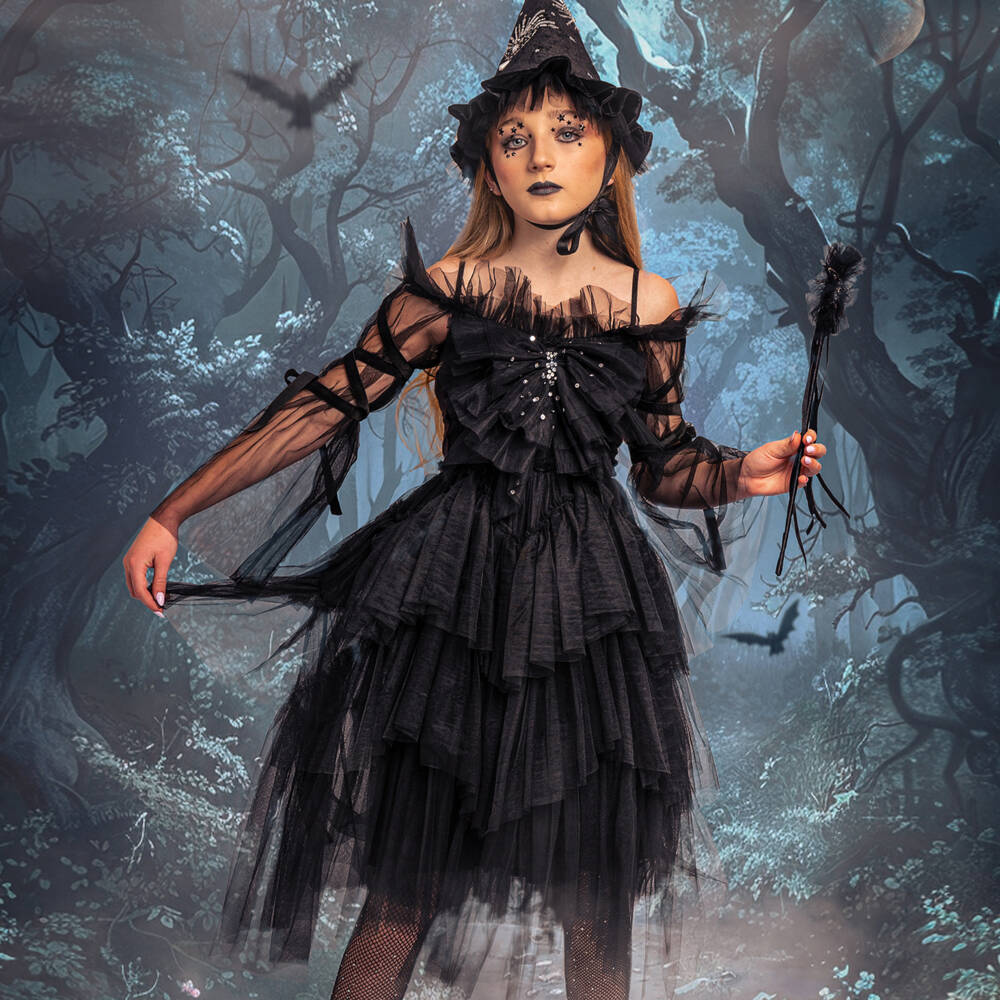 Tutu du Monde-Girls Elegant Black Tulle Skirt Dress | Childrensalon Outlet