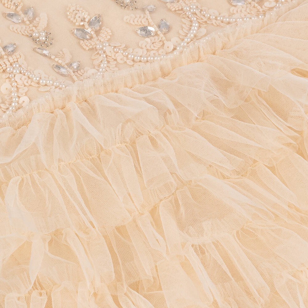 Tutu du Monde-Girls Elegant Ivory Tulle Frock | Childrensalon Outlet