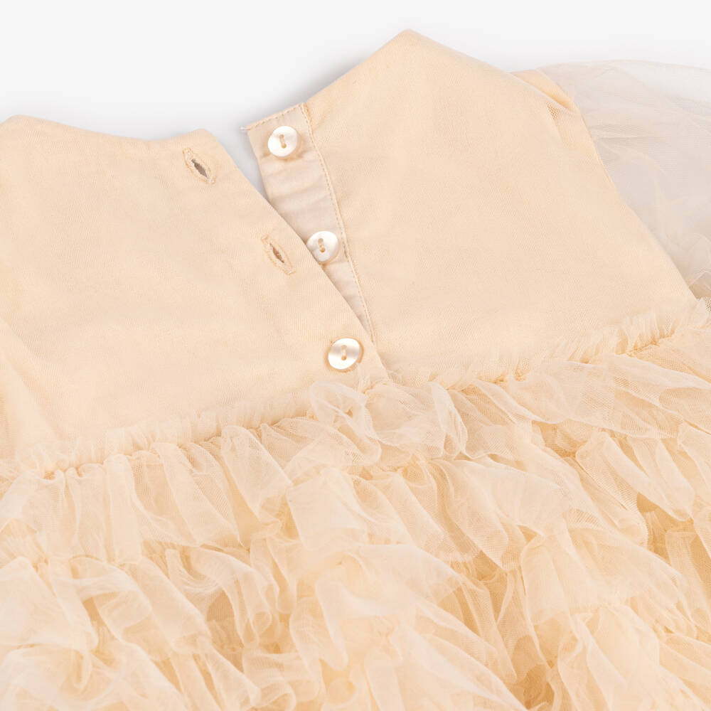 Tutu du Monde-Girls Elegant Ivory Tulle Frock | Childrensalon Outlet