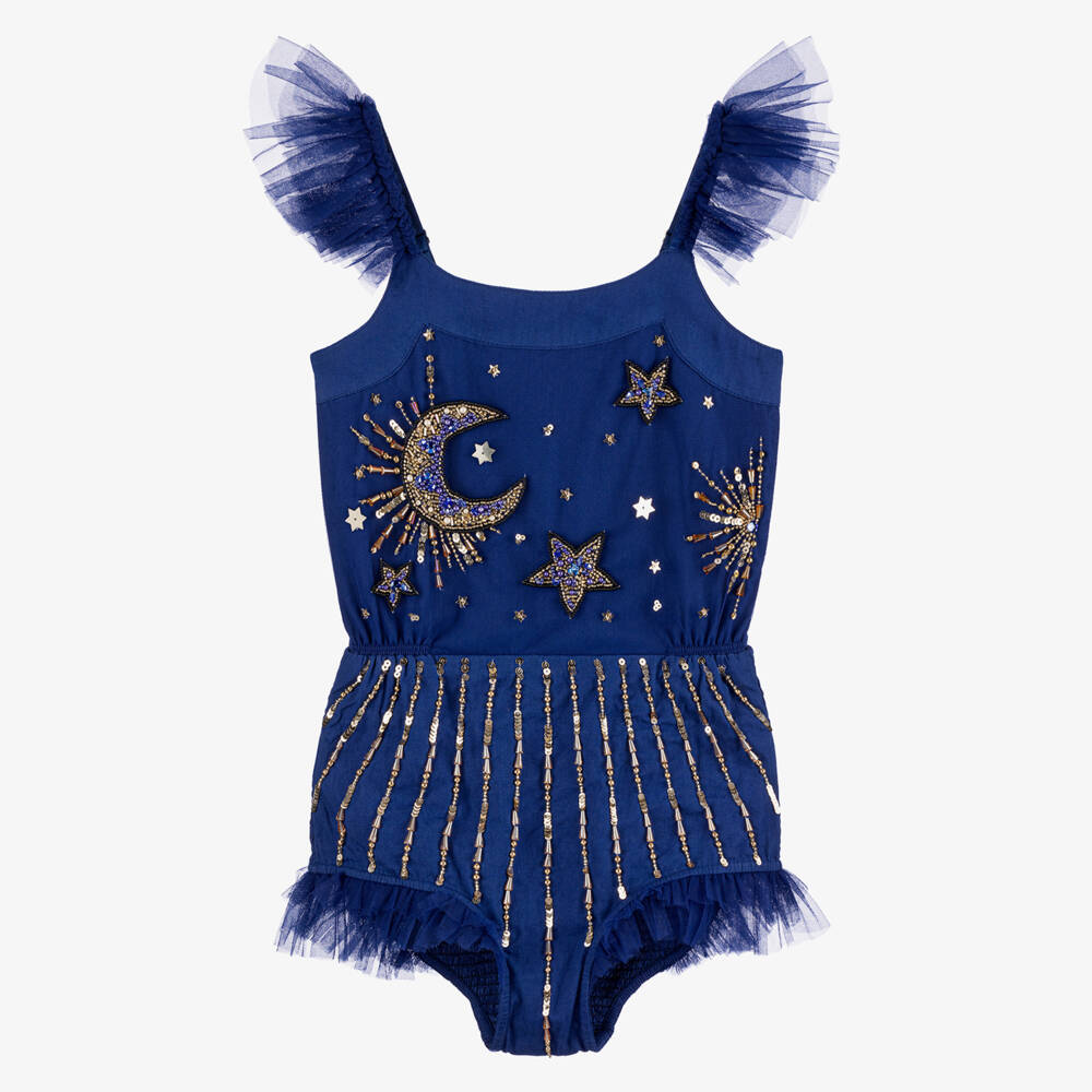 Tutu du Monde-جمبسوت أزرق ساحر بنجوم للبنات | Childrensalon Outlet