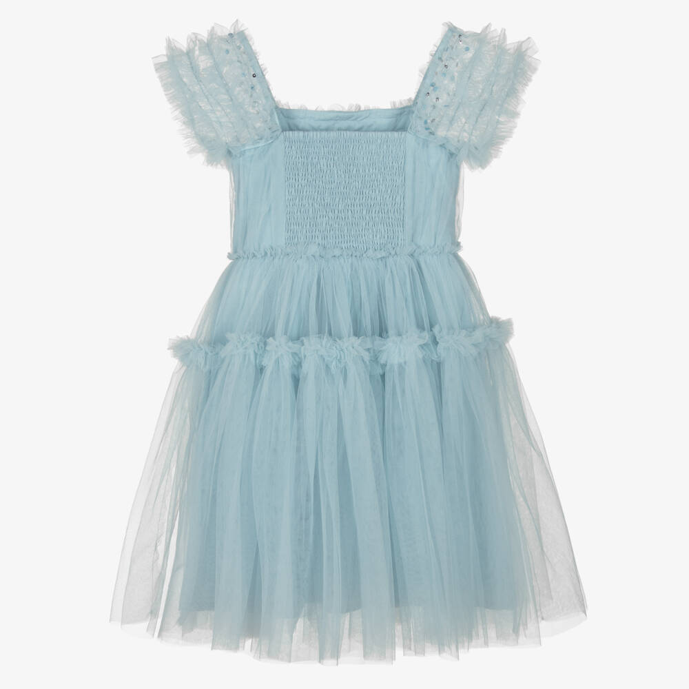 Tutu du Monde-Очаровательное синее платье из тюля для девочек | Childrensalon Outlet