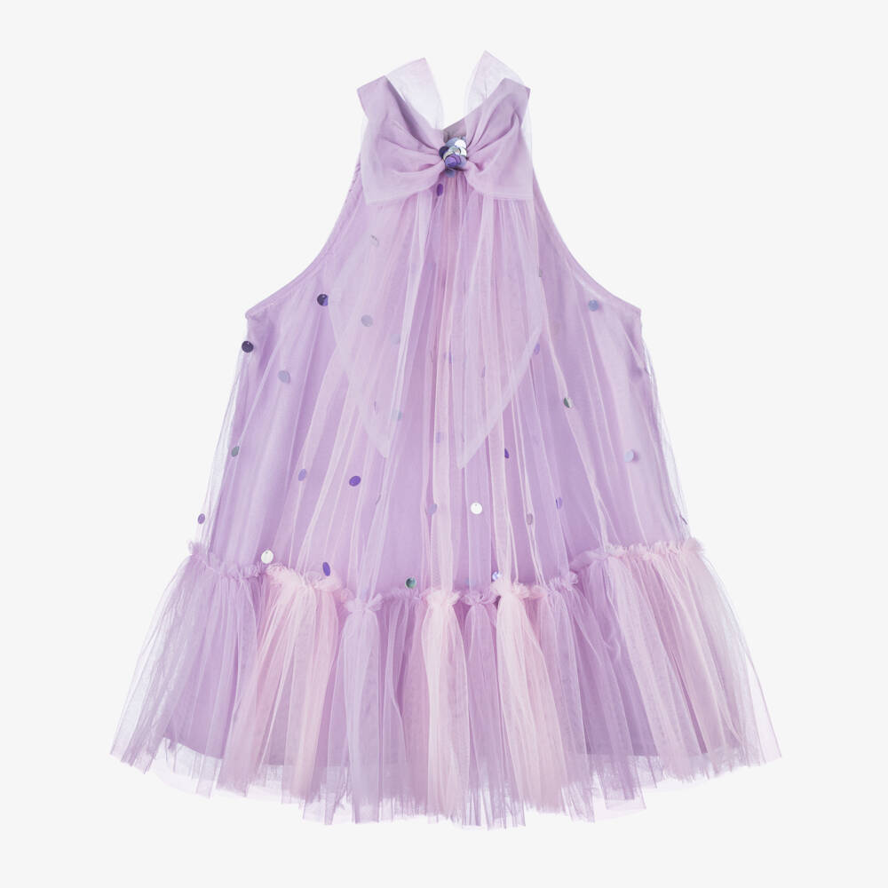 Tutu du Monde-Girls Enchanting Lilac Sequin Dress | Childrensalon Outlet