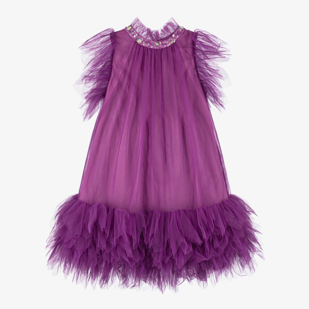 Tutu du Monde-Girls Enchanting Lilac Tulle Gown | Childrensalon Outlet