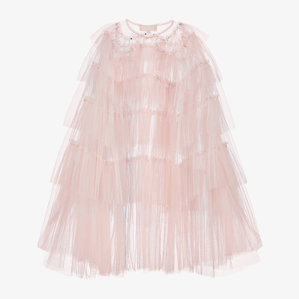 Tutu du Monde-Girls Enchanting Pink Tulle Wrap | Childrensalon Outlet