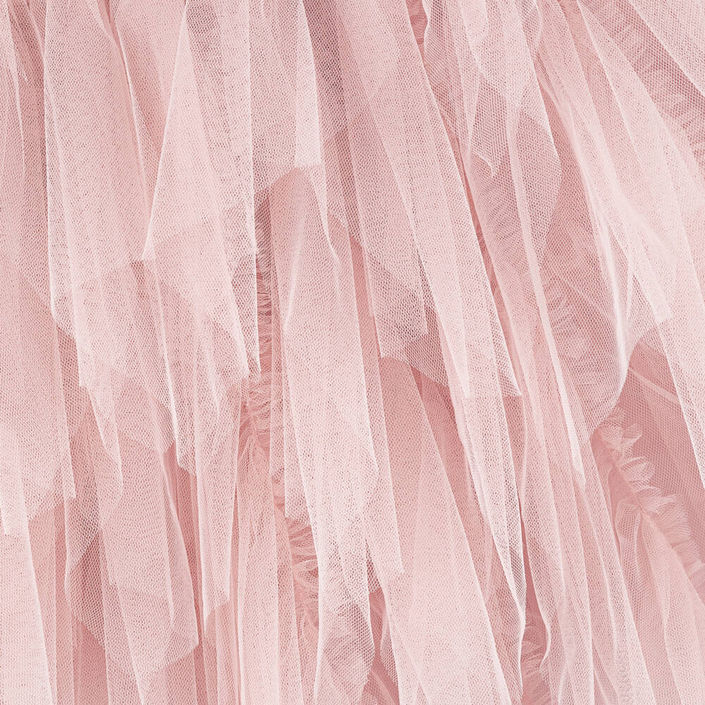 Tutu du Monde-Girls Feathered Pink Tulle Gown | Childrensalon Outlet