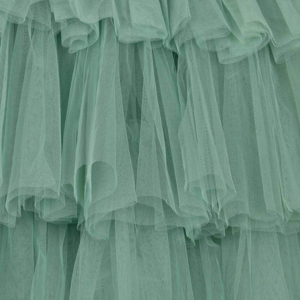 Tutu du Monde-Зеленое платье из тюля с бисером | Childrensalon Outlet