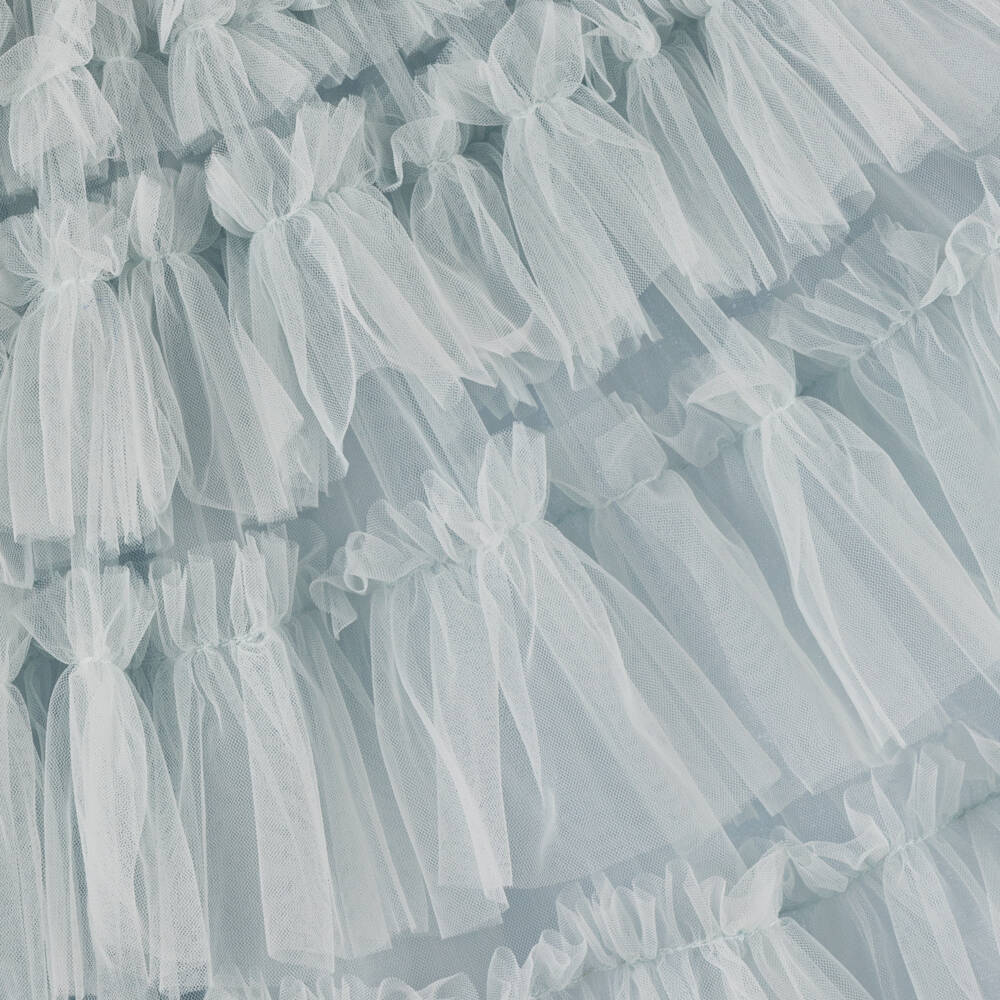 Tutu du Monde-Girls Ice Blue Tulle Gown | Childrensalon Outlet