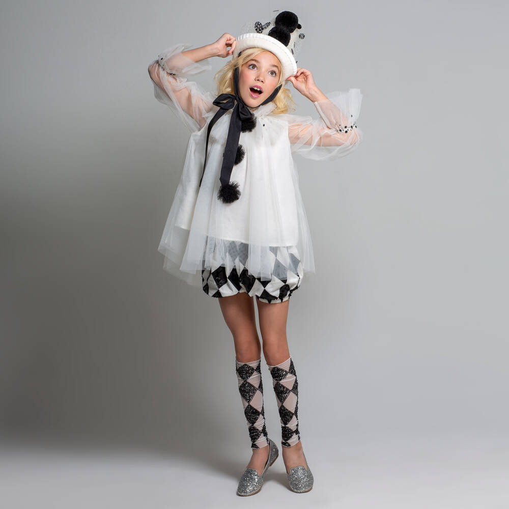 Tutu du Monde-Girls Ivory Tulle Circus Blouse | Childrensalon Outlet