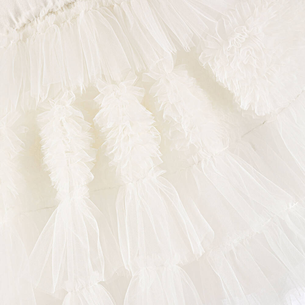 Tutu du Monde-فستان عاجي من التول المزهر للبنات | Childrensalon Outlet