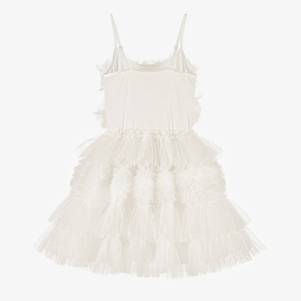 Tutu du Monde-فستان عاجي من التول المزهر للبنات | Childrensalon Outlet
